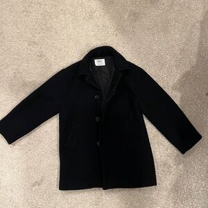 Zara Black Peacoat